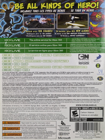 
Ben 10: Omniverse | Xbox 360 | back cover 1