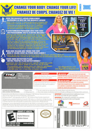 
The Biggest Loser | Wii | back cover 1
