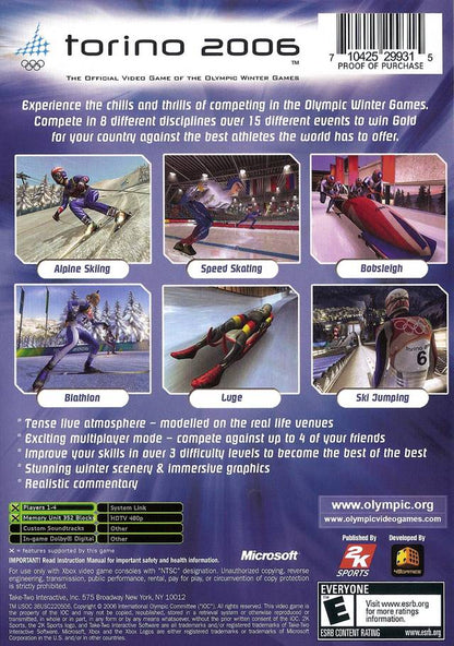 
Torino 2006 | Xbox | back cover 1