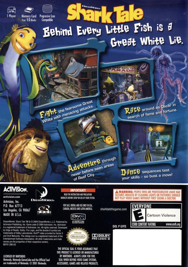 
Shark Tale | GameCube | back cover 1