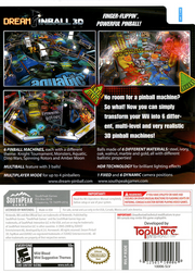 
Dream Pinball 3D | Wii | back cover 1