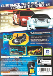 
Import Tuner Challenge | Xbox 360 | back cover 1