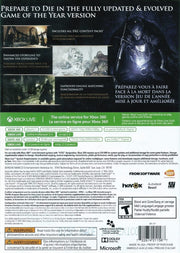 
Dark Souls II: Scholar of the First Sin | Xbox 360 | back cover 1 | Region: North America | Source: LaunchBox
