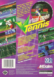 
Virtual Open Tennis | Saturn | back cover 1