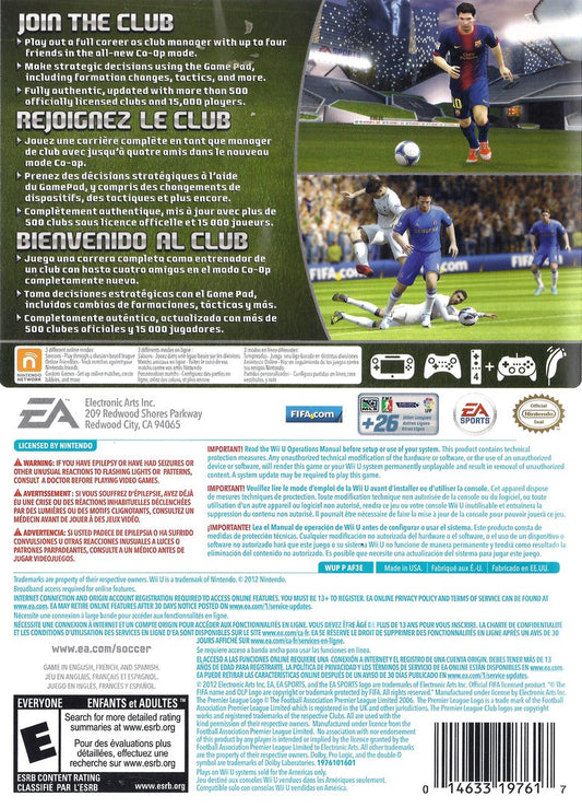
FIFA Soccer 13 | Wii | back cover 1