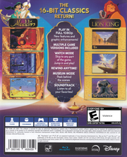 
Disney Classic Games: Aladdin and The Lion King | PlayStation 4 | back cover 1 | Region: North America | Source: LaunchBox