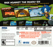
Sonic Lost World | Nintendo 3DS | back cover 1