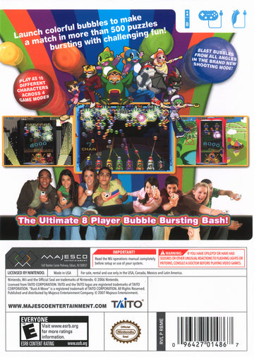
Bust-A-Move Bash! | Wii | back cover 1
