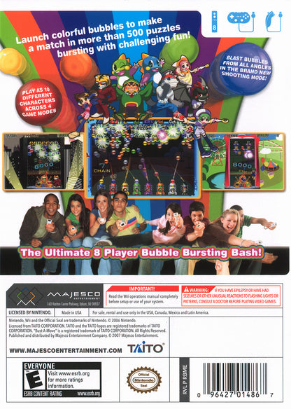 
Bust-A-Move Bash! | Wii | back cover 1