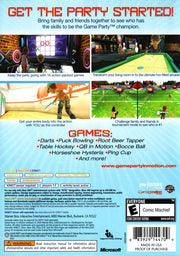 
Game Party: In Motion | Xbox 360 | back cover 1 | Region: North America | Source: LaunchBox
