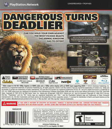 
Cabela's Dangerous Hunts 2013 | PlayStation 3 | back cover 1