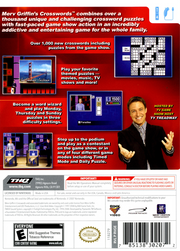 
Merv Griffin's Crosswords | Wii | back cover 1