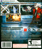 
BlazBlue: Calamity Trigger | PlayStation 3 | back cover 1 | Region: North America | Source: LaunchBox
