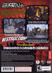 
Godzilla: Unleashed | PlayStation 2 | back cover 1