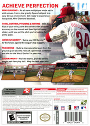 
Major League Baseball 2K11 | Wii | back cover 1