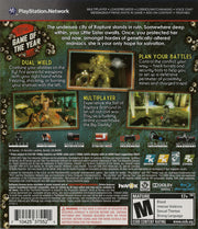 
BioShock 2 | PlayStation 3 | back cover 1 | Region: North America | Source: LaunchBox