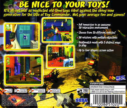 
Toy Commander | Dreamcast | back cover 1
