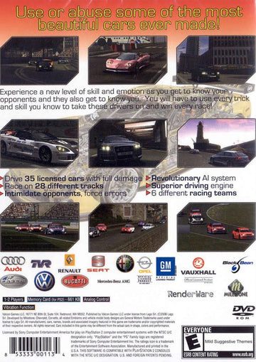
Corvette Evolution GT | PlayStation 2 | back cover 1 | Region: North America | Source: LaunchBox