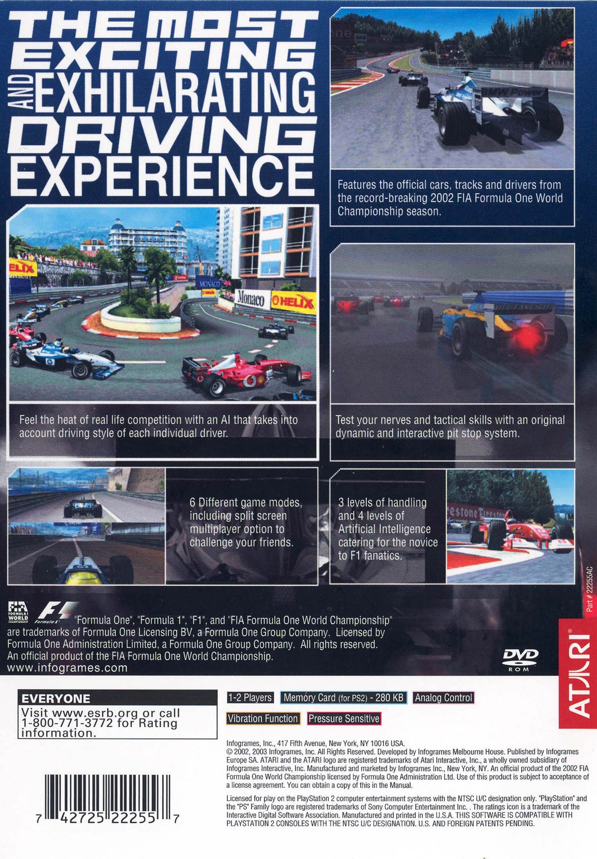 
Grand Prix Challenge | PlayStation 2 | back cover 1