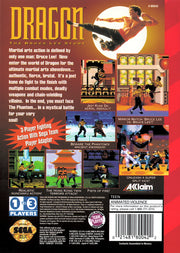 
Dragon: The Bruce Lee Story | Genesis | back cover 1
