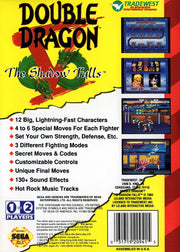 
Double Dragon V: The Shadow Falls | Genesis | back cover 1