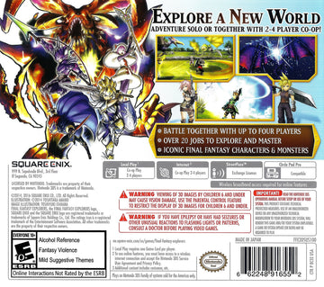 
Final Fantasy Explorers | Nintendo 3DS | back cover 1