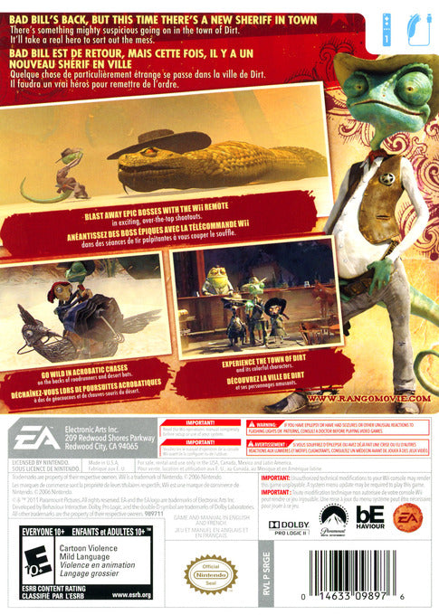 
Rango | Wii | back cover 1