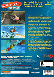 
SpongeBob's Surf & Skate Roadtrip | Nintendo DS | back cover 1