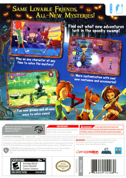
Scooby-Doo! and the Spooky Swamp | Nintendo DS | back cover 1