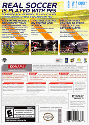 
PES 2013: Pro Evolution Soccer | Wii | back cover 1