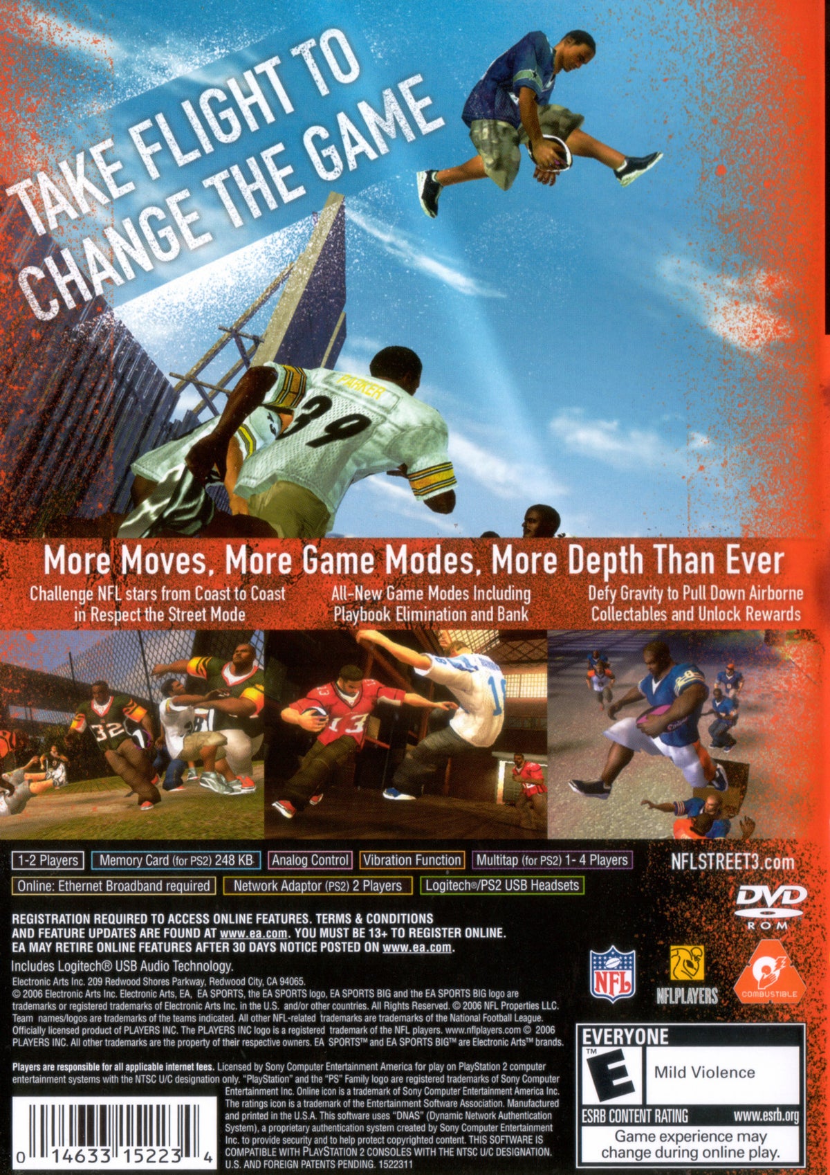 
NFL Street 3 | PlayStation 2 | back cover 1