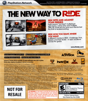 
Tony Hawk: Ride | PlayStation 3 | back cover 1 | Region: North America | Source: LaunchBox