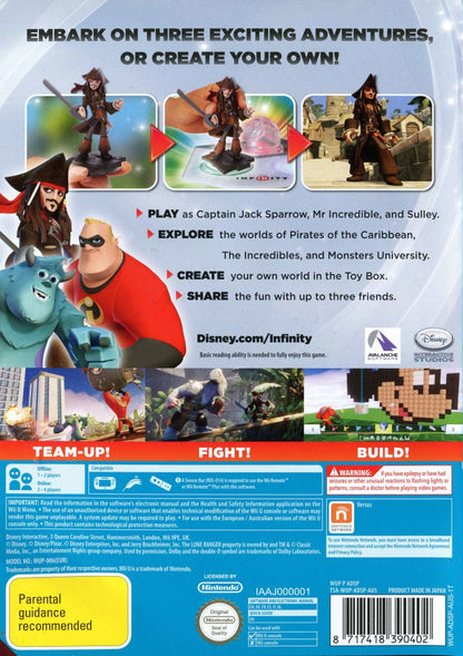 
Disney Infinity | Wii | back cover 1