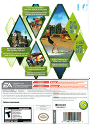 
The Sims 3 | Wii | back cover 1