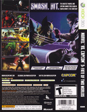 
Marvel vs. Capcom 3: Fate of Two Worlds | Xbox 360 | back cover 1 | Region: North America | Source: LaunchBox