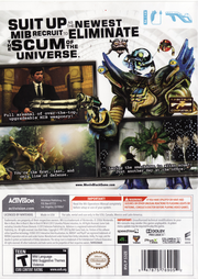
MIB: Alien Crisis | Wii | back cover 1