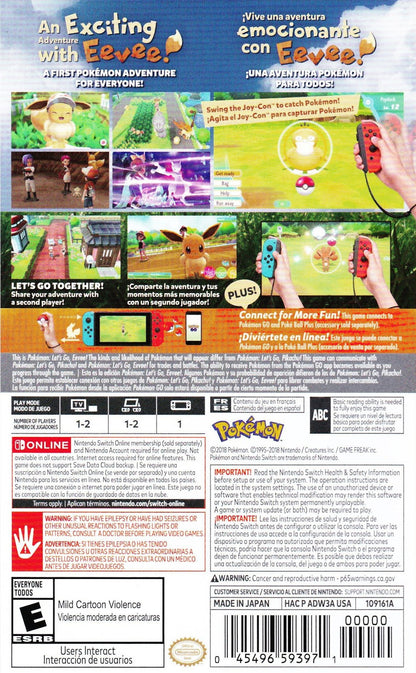 
Pokemon: Let's Go Eevee! | Nintendo Switch | back cover 1