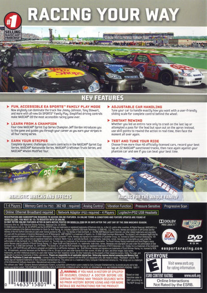 
NASCAR 09 | PlayStation 2 | back cover 1 | Region: North America | Source: LaunchBox