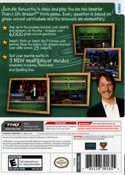 
Are You Smarter than a 5th Grader? Make the Grade | Nintendo DS | back cover 1 | Region: North America | Source: LaunchBox