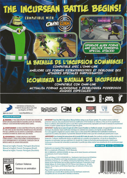 
Ben 10: Omniverse 2 | Wii U | back cover 1