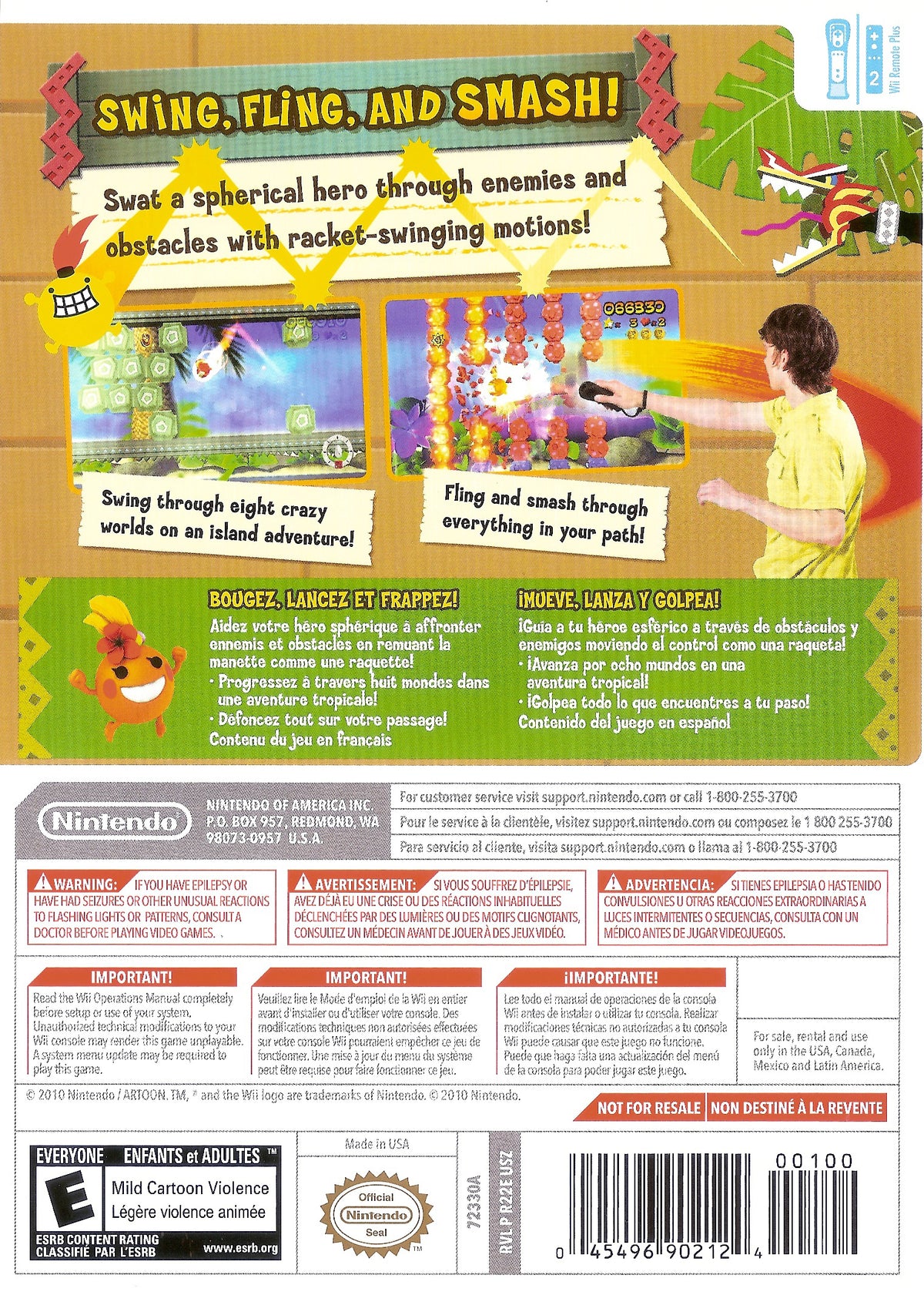 
FlingSmash | Wii | back cover 1 | Region: North America | Source: LaunchBox