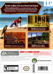 
The Sims 2: Castaway | Wii | back cover 1