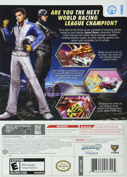 
Speed Racer: The Videogame | Wii | back cover 1