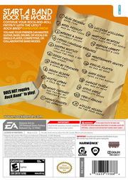 
Rock Band: Country Track Pack | Wii | back cover 1