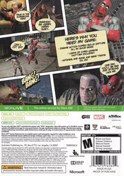 
Deadpool | Xbox 360 | back cover 1