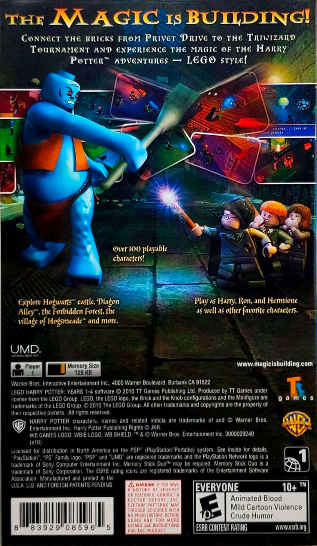 
LEGO Harry Potter: Years 1-4 | PSP | back cover 1
