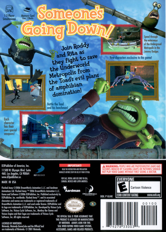 
Flushed Away | GameCube | back cover 1