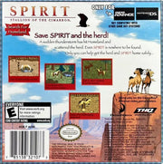 
Spirit: Stallion of the Cimarron | Game Boy Advance | back cover 1