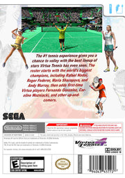 
Virtua Tennis 4 | Wii | back cover 1