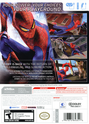 
The Amazing Spider-Man | Wii | back cover 1